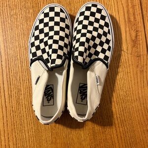 Vans white and black size 9 women